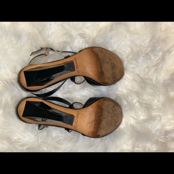 100% Authentic Jimmy Choo Stappy Heels - Picture 4 of 10